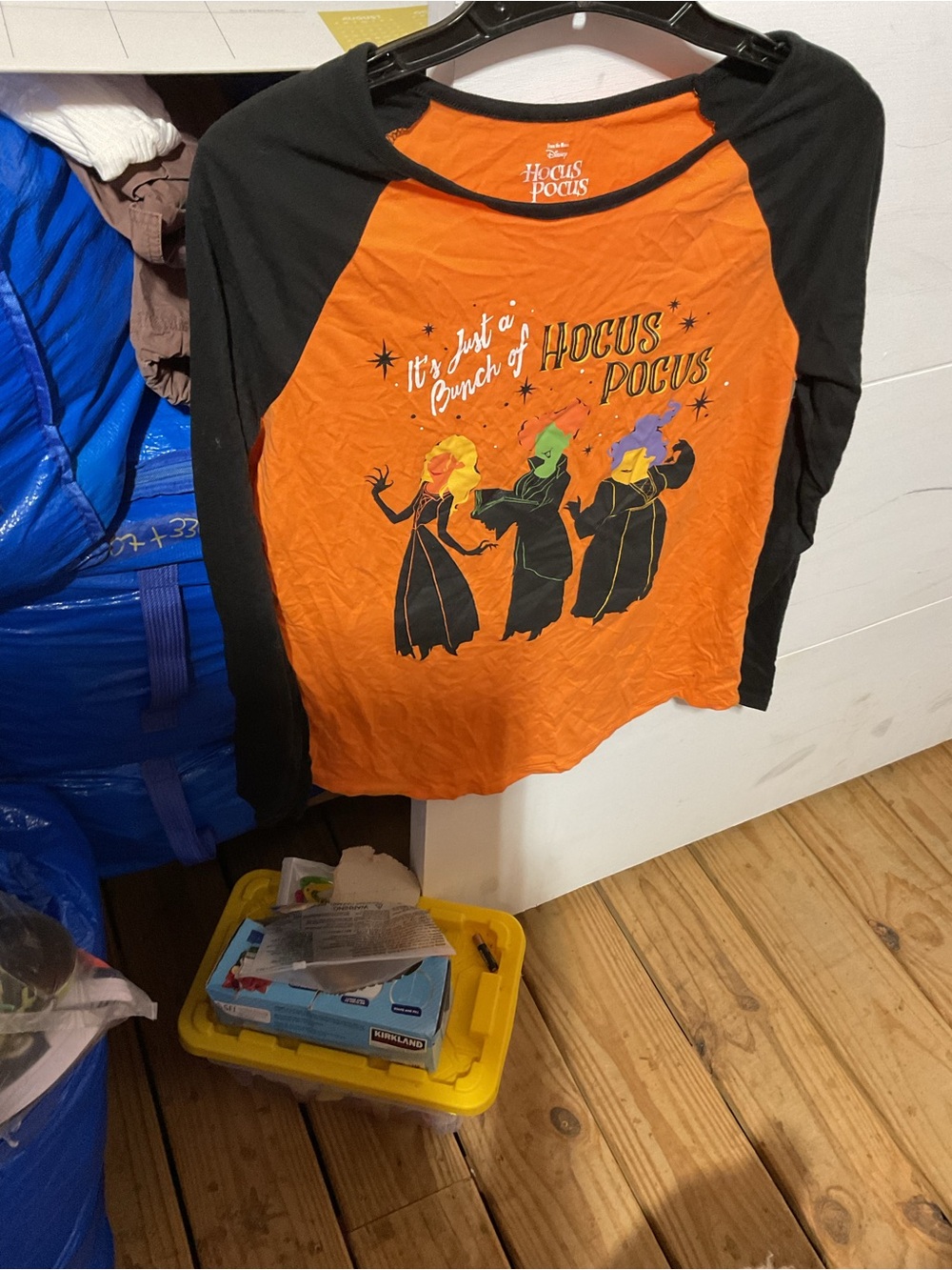 Girls' Orange & Black Raglan Tee